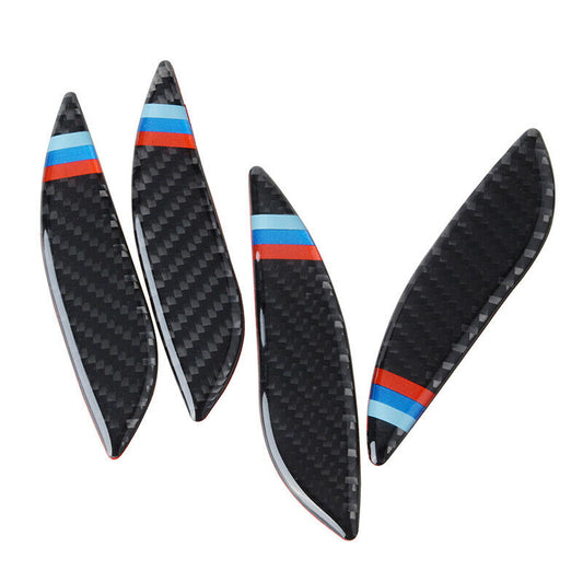 Carbon Fiber Interior Door Pull Handle Cover Trim Fit for BMW F30 F31 F32 UK