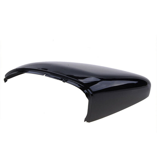 Gloss Black Wing Mirror Cover Caps Casing For VW Golf Mk7 Mk7.5 R GTI 2013-2018