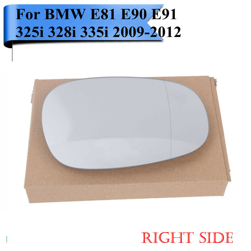 Right Heated Wing Aspheric Mirror Glass For BMW E81 E88 E90 E91 E92 LCI 09-2012