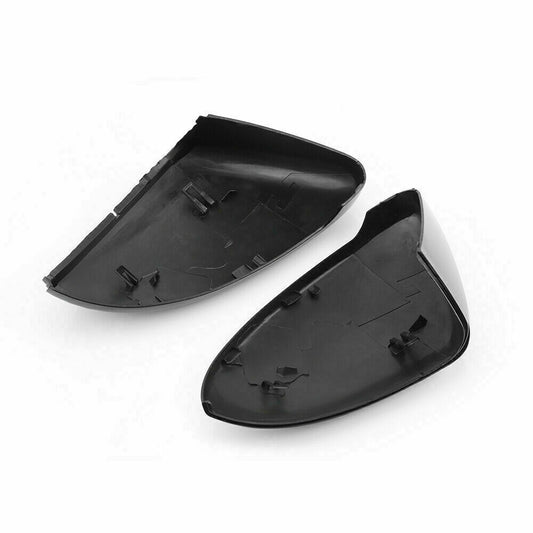 Gloss Black Wing Mirror Cover Caps Casing For VW Golf Mk7 Mk7.5 R GTI 2013-18