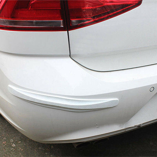 2x Universal Car White Anti-rub Strip Bumper Body Corner Protector Guard UK ae
