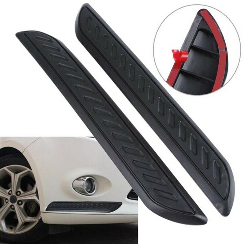 Car Black Universal Anti-rub Strip Bumper Body Corner Protector Guard Rubber