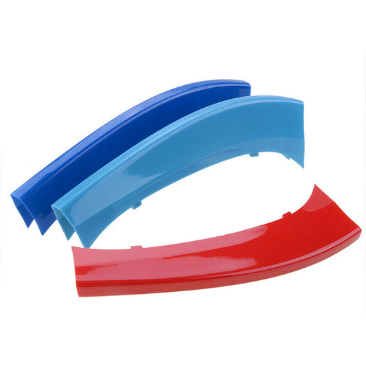 1Set Kidney Grille M Color Cover Stripes Clips fits 2011-2017 BMW F26 F25 X3 X4