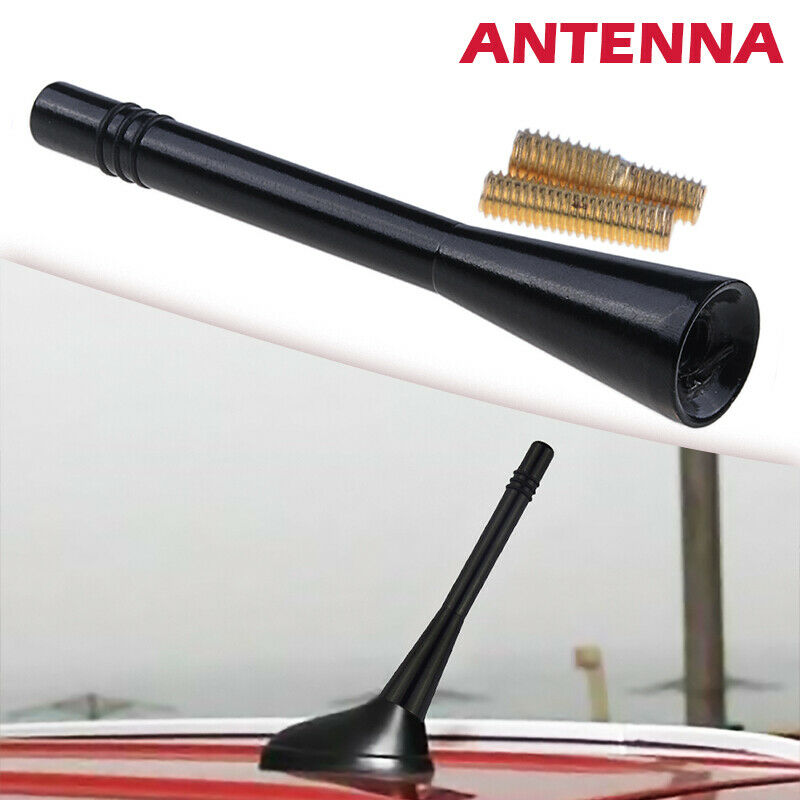 8CM Blackl Car Aerial Bee Sting Mast Antenna Ariel Arial Mini Radio Stubby AM/FM