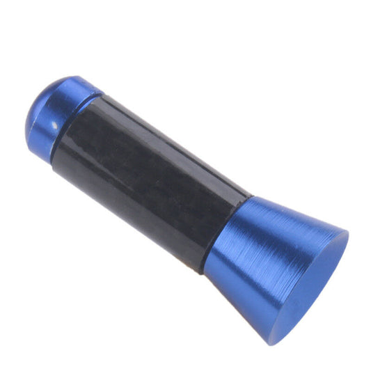 CAR BEE-STING STUBBY SHORT BLUE CARBON FIBRE AERIAL ARIEL ARIAL MAST ANTENNA