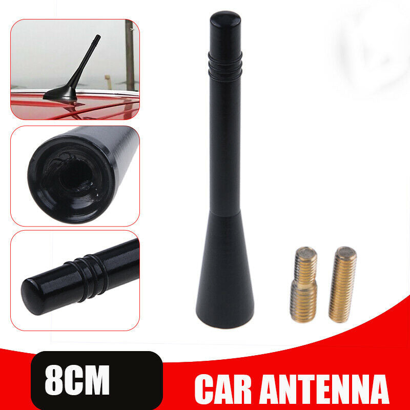 3" CAR BEE-STING STUBBY SHORT BLACK AERIAL ARIEL ARIAL MAST ANTENNA UK