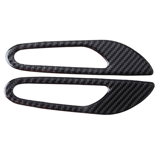 2x Real Carbon Fiber Side Fender Panel Cover Trim fits BMW E90 E92 2005-2012 UK