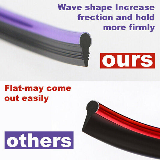 5M Purple Car Auto Interior Exterior Decoration Moulding Trim Strip Line + Tool