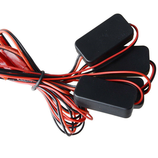 4pcs131mm Angel Eyes Light White Car Headlight LED Halo Lamp Universal UK