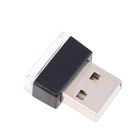 Mini USB LED Purple Color Wireless Lamp Car Atmosphere Light Colorful Auto Part