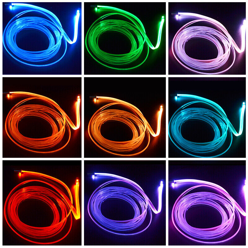 8M 6in1 Fiber Optic Interior Lights Ambient Light Decor Car Door Center Console