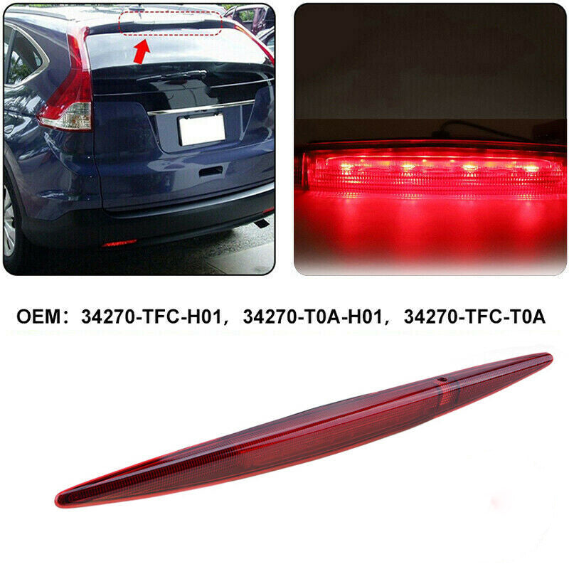 LED Third Brake Light Stop Lamp Fit for Honda CR-V CRV 2012-2016 Red Lens