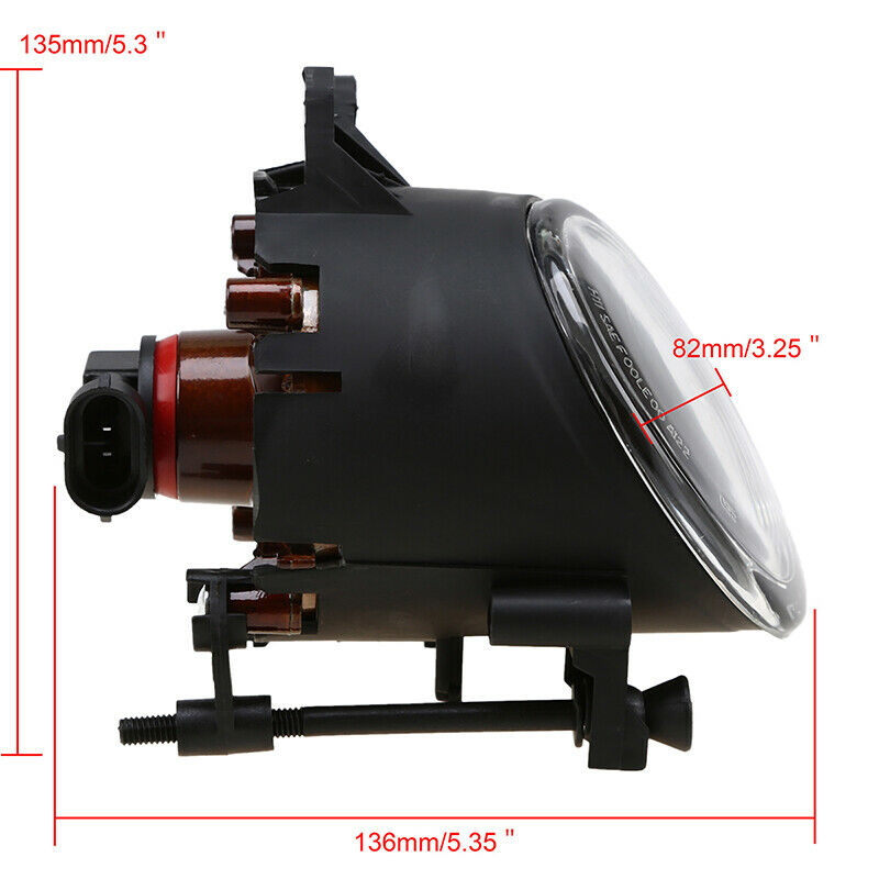 Left Passenger Side Bumper Fog Light Lamp & Bulb 8T0941699B for Audi A4 A6 Q5