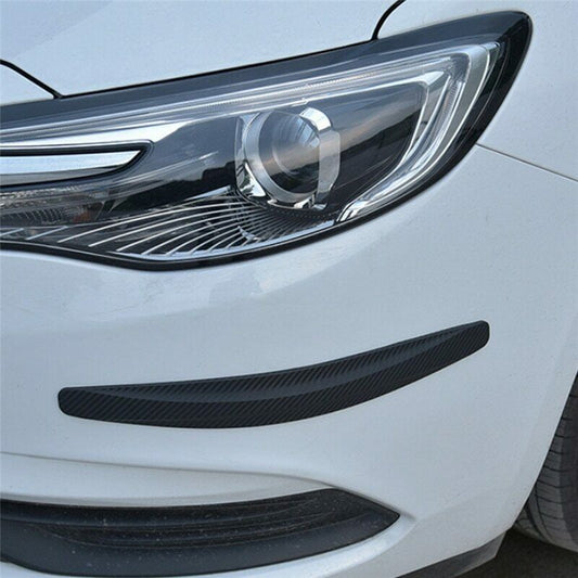 2x Auto Carbon Fiber Anti-rub Strip Bumper Body Corner Protector Guard Scratch 2