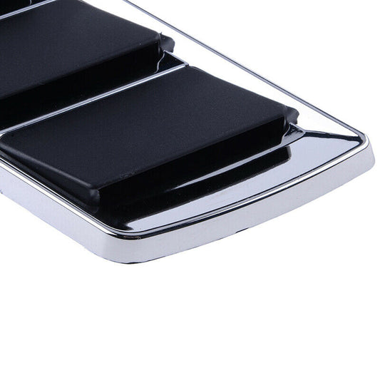 Pair Black Car Side Air Flow Vent Hole Cover Fender Intake Grille Duct Sticker