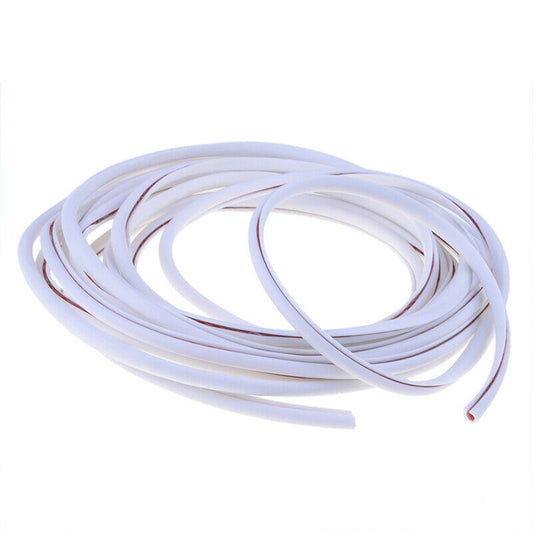 White Car Door Boot Edge Protector Seal Strip Guard Weatherstrip Trim Rubber ah0