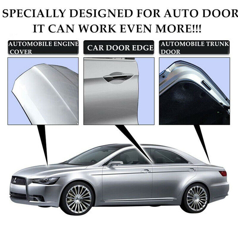 5m Blue V-shape Car Door Rear Edge Protector Seal Strip Guard Trim Rubber For VW