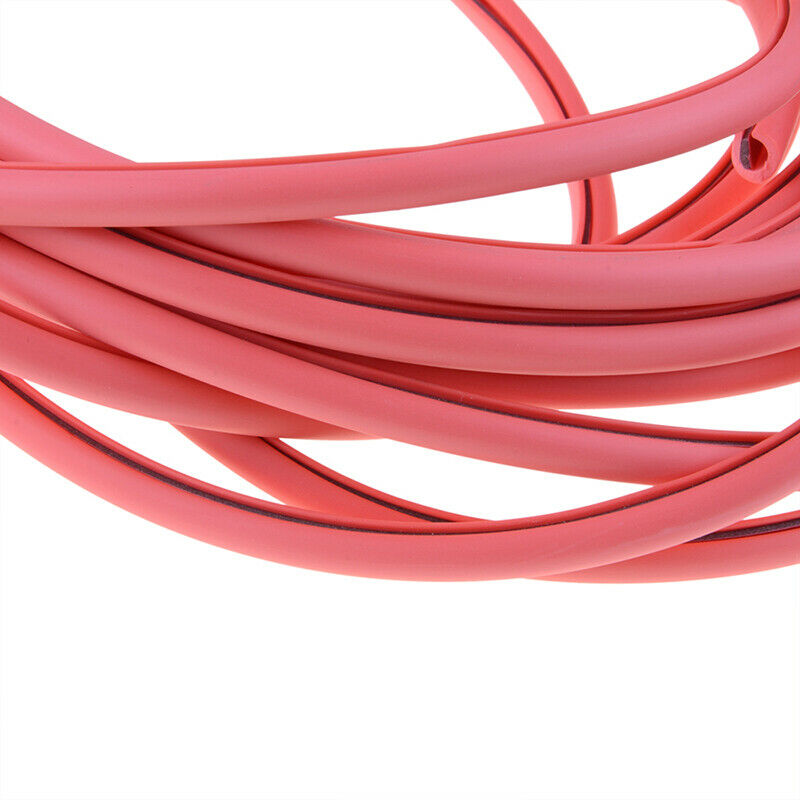 5M Auto Scratch Door Edge Guard Protector Molding Strip Rubber Trim Red Decor