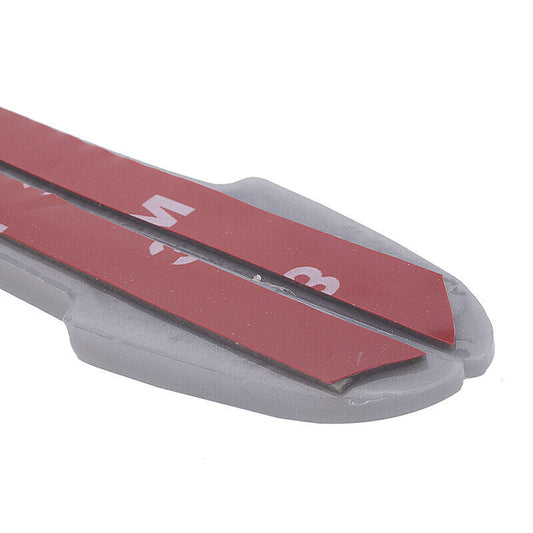 4pcs Car Grey Door Edge Guard Strip Scratch Protector Anti-collision Trim AH