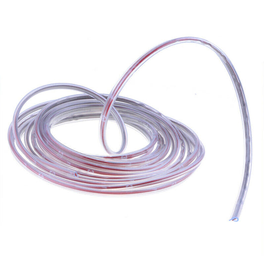 1*5M Car Truck Door Edge Bumper Protector Molding Strip Rubber Trim Transparent