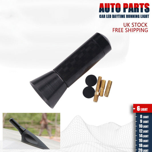 Mini Black Carbon Car Aerial Bee Sting Mast Antenna Ariel Arial Radio Stubby UK1