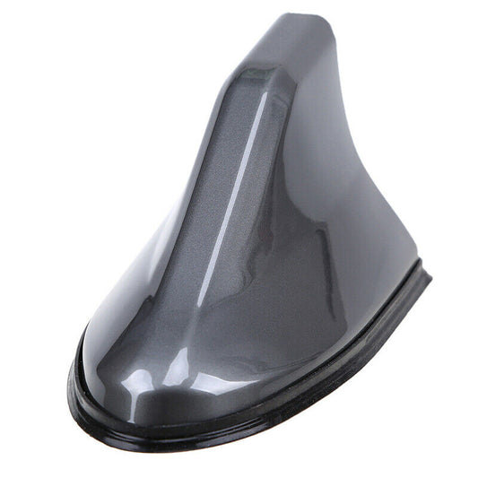 Grey Car Shark Fin Roof Antenna Aerial Mast FM/AM Radio Signal For Land rover