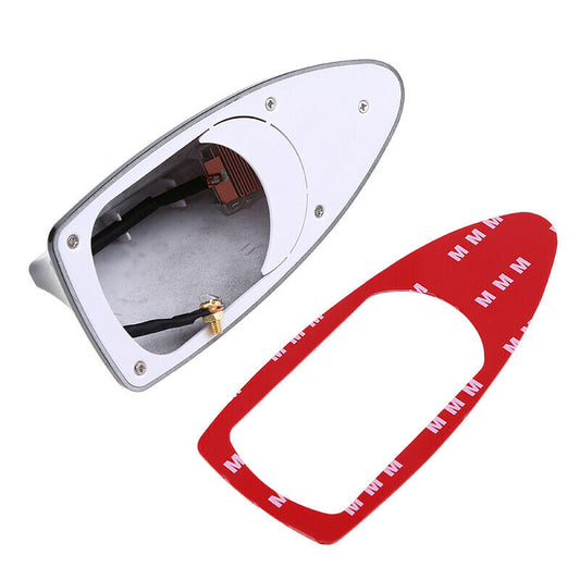 Black Auto Shark Fin Aerial Antenna Roof AM/FM Radio For BMW Ford high quality