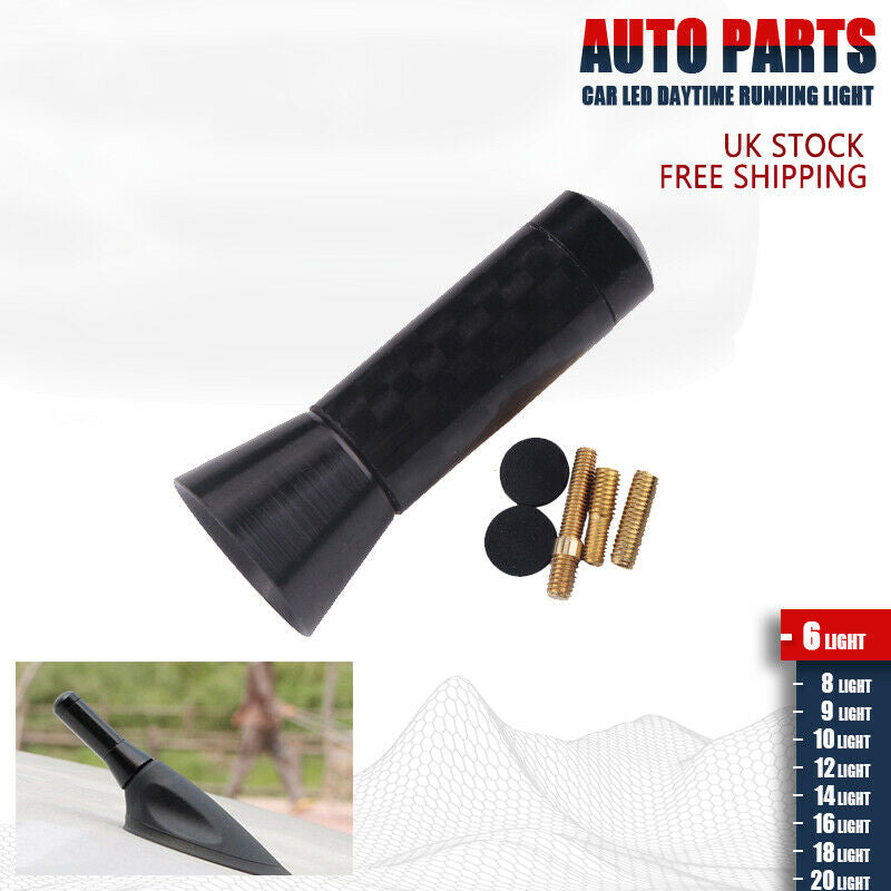 Mini Black Carbon Car Aerial Bee Sting Mast Antenna Ariel Arial Radio Stubby UK1