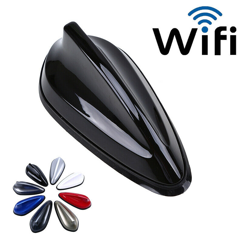 1PCS Black Car SUV Big Shark Fin Aerial Antenna Roof Radio AM/FM Signal