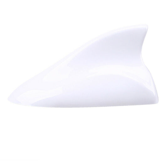 White Car Shark Fin Antenna Aerial Roof AM/FM Signal Radio Universal ah01 new