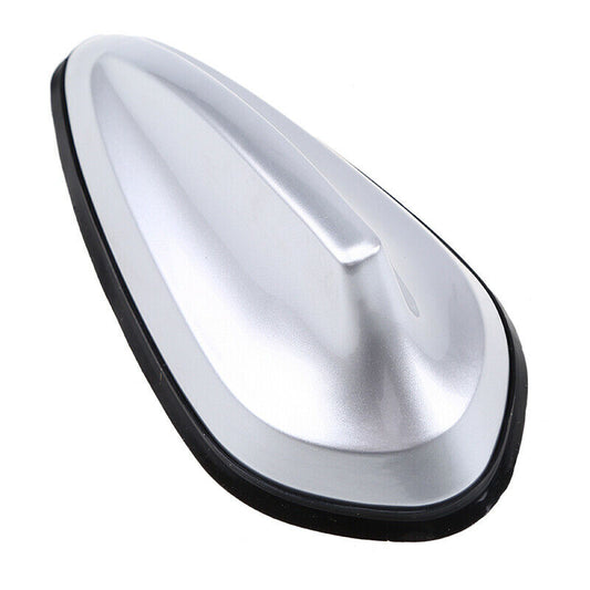 1pcs Silver Car Radio FM/AM Signal Aerial Shark Fin Antenna UniversalDecor