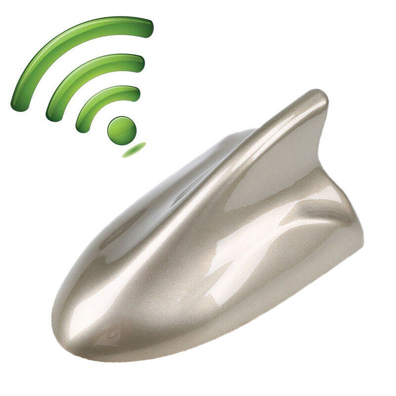 Gold Car SUV Super Shark Fin Aerial Antenna Roof Radio Signal AutoFor CIVIC AH01