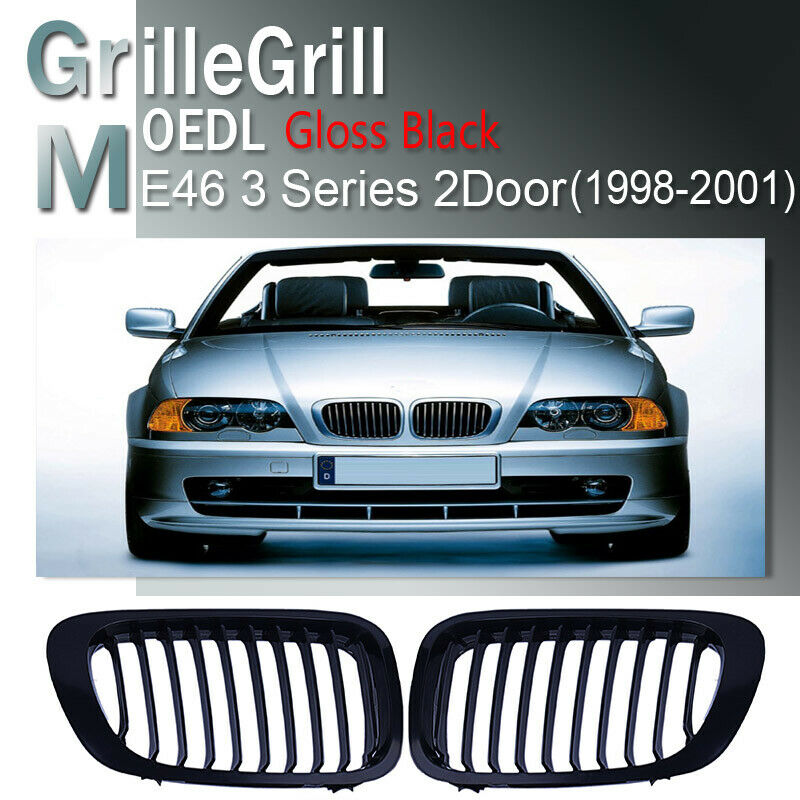 For BMW 3-Series E46 2Door M3 2001-2006 Coupe 99-03 Pre-facelift Grille Grill