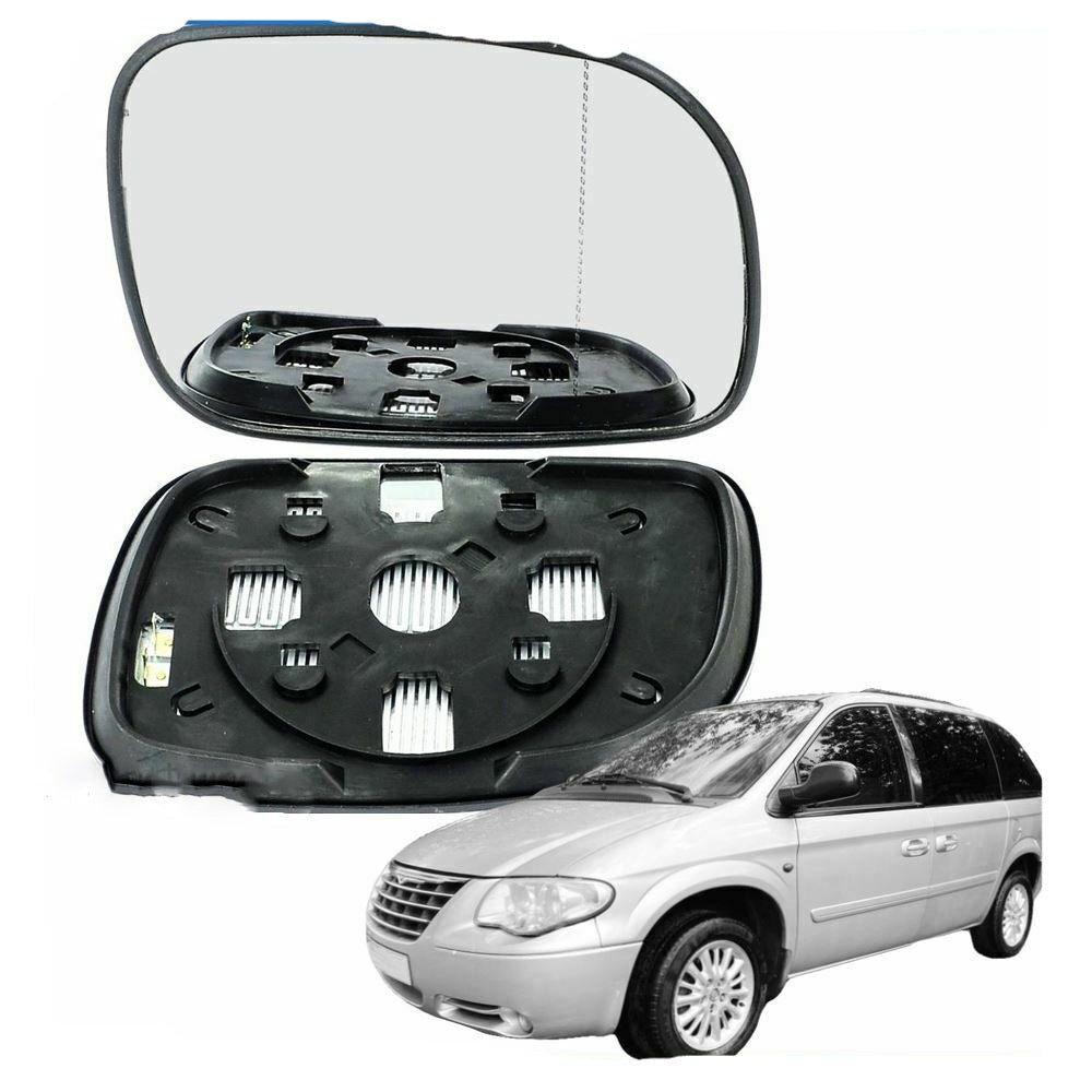 Left passenger Wide angle side wing mirror glass for Peugeot Bipper 08-17 heated