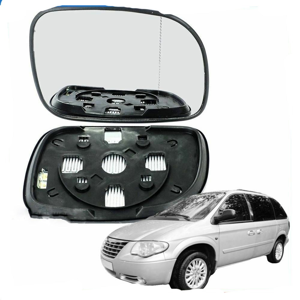 Right Driver Wide Angle side wing mirror glass for Chrysler Ypsilon 11-16 heated