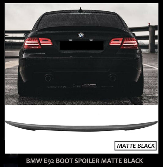 BMW 3 SERIES E92 M SPORT 2005+ REAR BOOT SPOILER TRUNK LIP WING M3 STYLE MATTE