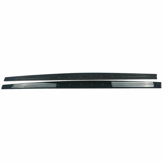 FOR BMW 4 SERIES F32 F33 F36 M PERFORMANCE SIDE SKIRT EXTENSION BLADES GLOSS BLK