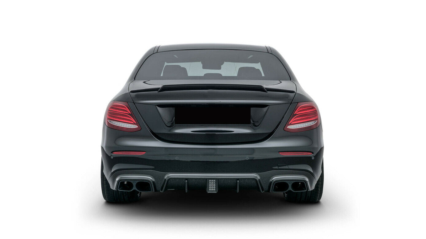MERCEDES E CLASS W213 SALOON BRABUS STYLE BOOT SPOILER CARBON LOOK 2016-2020