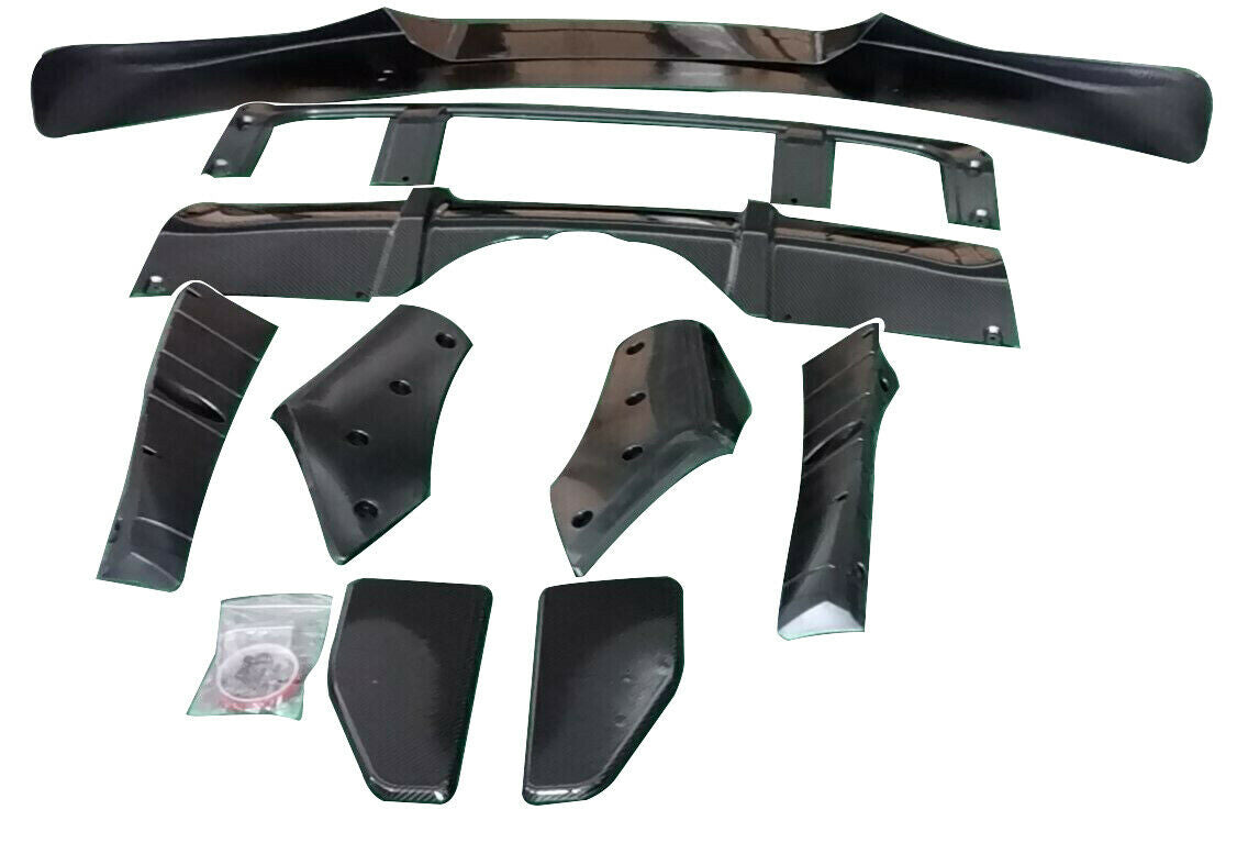 BMW X5 F15 M PERFORMANCE CARBON FIBER LOOK BODY KIT SPLITTER SPOILER DIFFUSER