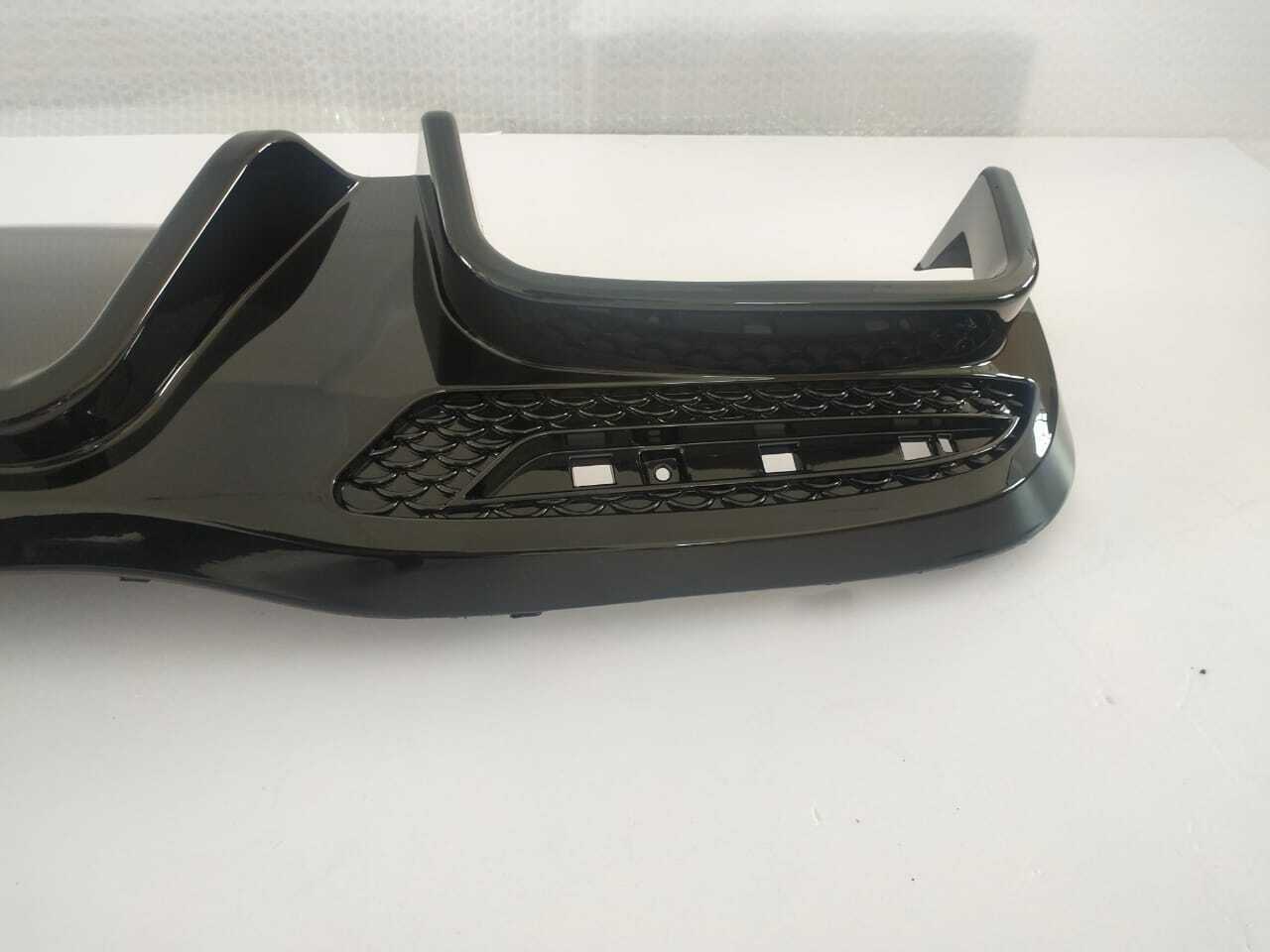 MERCEDES GLE GLS W166 X166 REAR DIFFUSER WITH LIGHT & TAILPIPES BLACK 2015-18