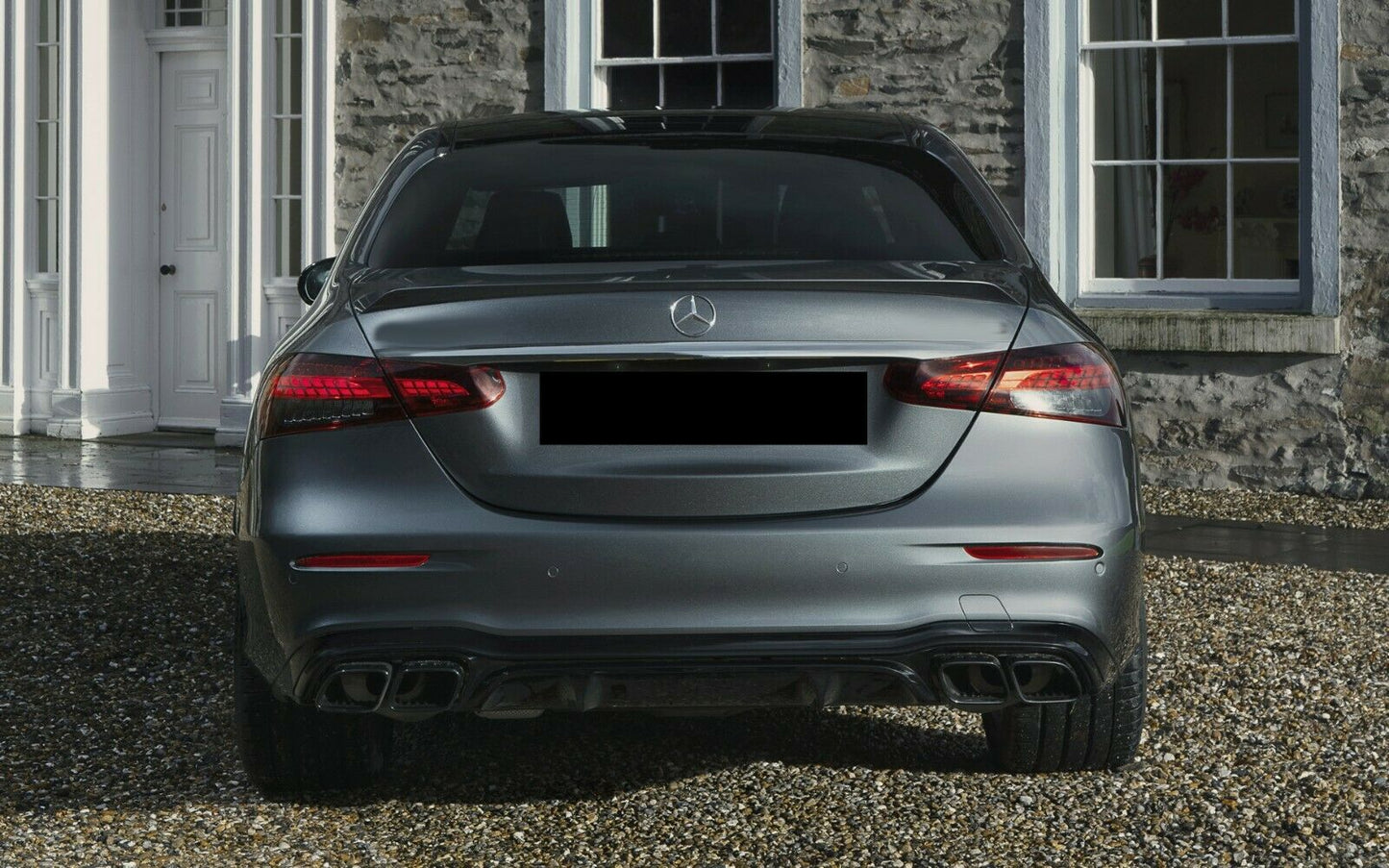 MERCEDES E CLASS W213 SALOON ESTATE E63 LOOK AMG REAR DIFFUSER TAILPIPES 2021+
