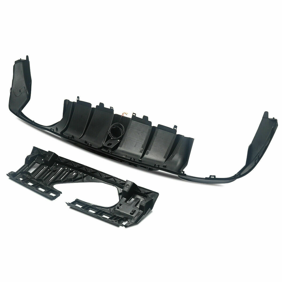 MERCEDES BENZ E CLASS W213 AMG C63 REAR BUMPER DIFFUSER AMG BRABUS STYLE GLOSS