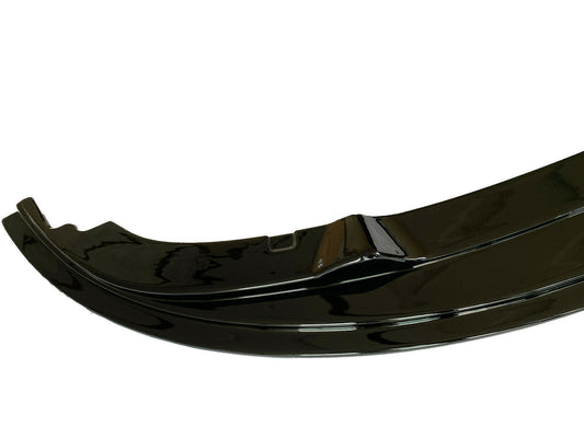BMW 3 SERIES E90 E91 M SPORT FRONT SPLITTER BUMPER LIP GLOSS BLACK LCI 2009-2012
