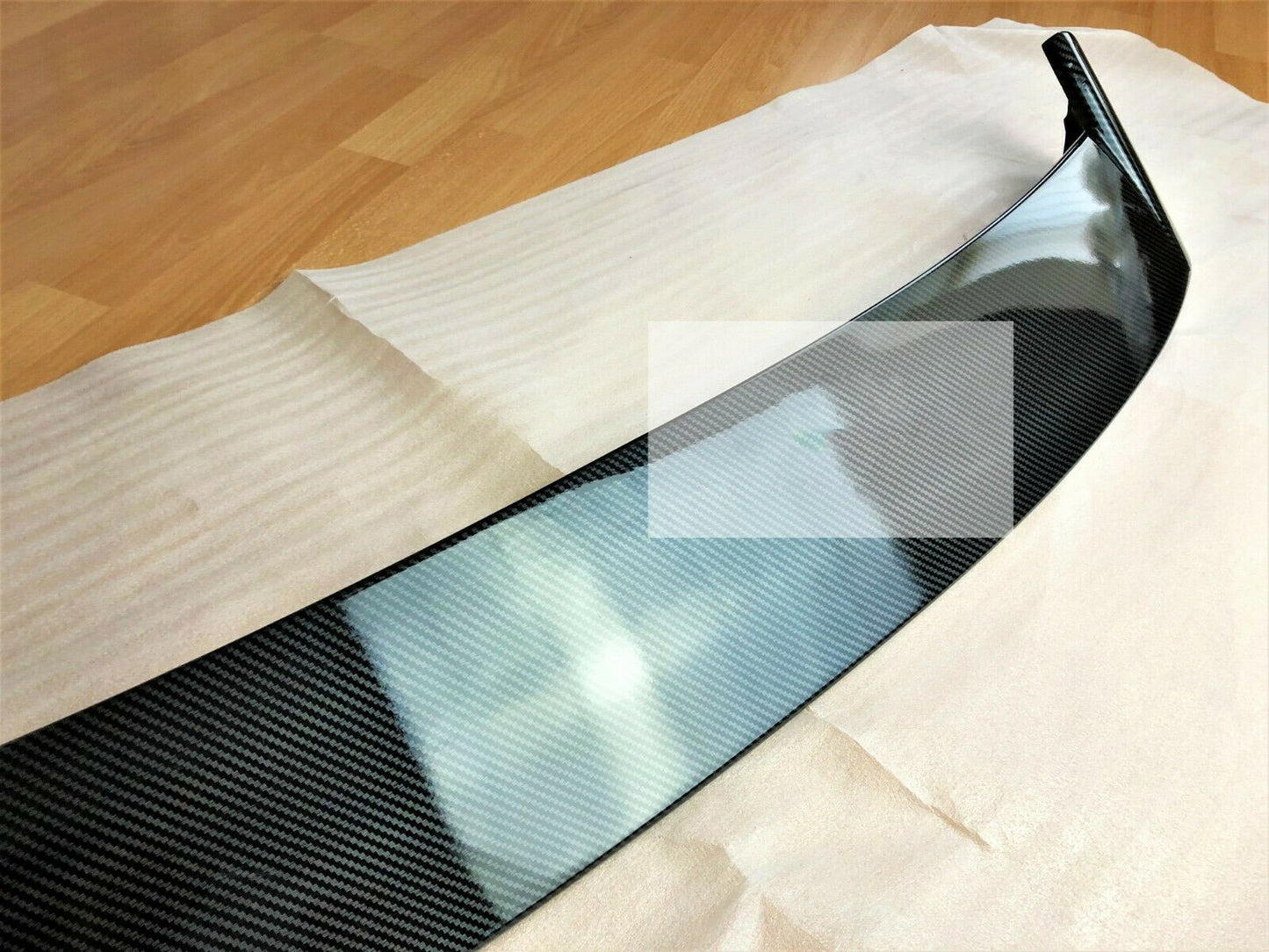 SEAT Ibiza Cupra Look 5dr MK5 6F Carbon Fibre Rear Boot Roof Spoiler 2017-2022