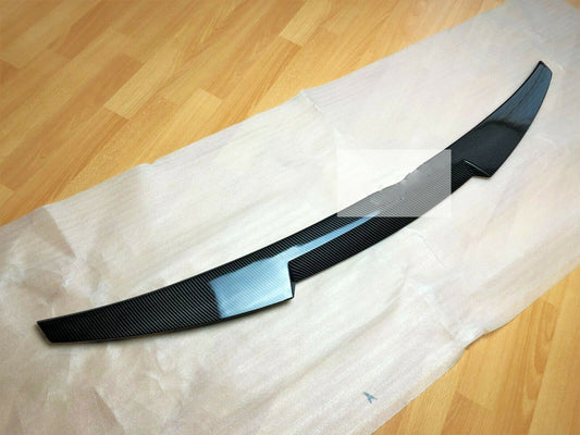 Audi RS4 Look A4 S4 RS4 B9 Saloon Carbon Fibre M4 Style Boot Lip Spoiler 2016 plus