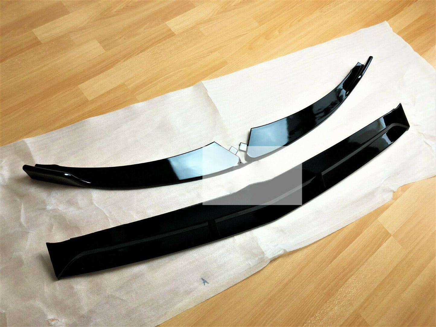 Mercedes CLA Class CLA45S AMG Style W118 C118 Gloss Front Splitter Lip 2019 +