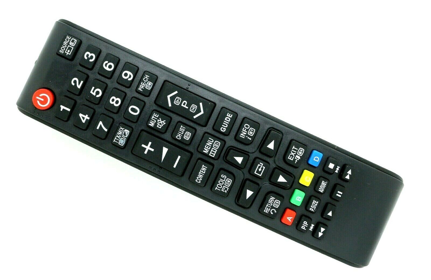 Replacement Remote Control For Samsung Tv Model UE19D4003BWXZT UE19D4000