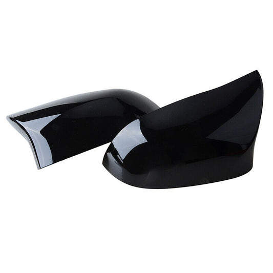 Gloss Black Wing Mirror Cover Cap For BMW X3 F25 X4 F26 X5 F15 X6 F16 2015-18 UK