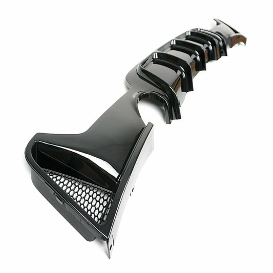BMW F32 F33 F36 4 SERIES PERFORMANCE M SPORT REAR DIFFUSER GLOSS BLACK