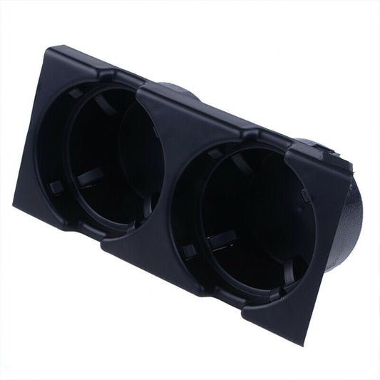 Center Console Drink Cup Holder Storage For BMW E46 325 328 330 1999-2006 Black